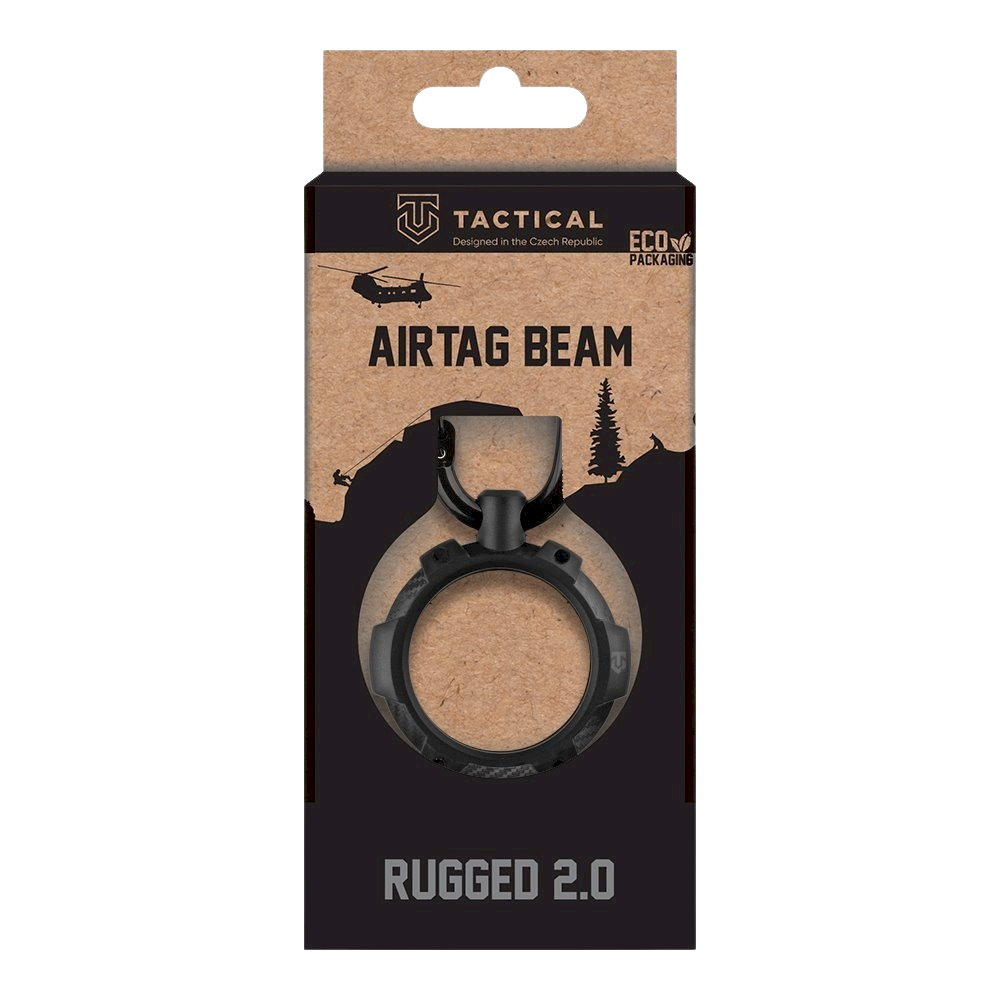 Tactical Airtag Beam Rugged 2.0 Protective Case for Apple Airtag / Black