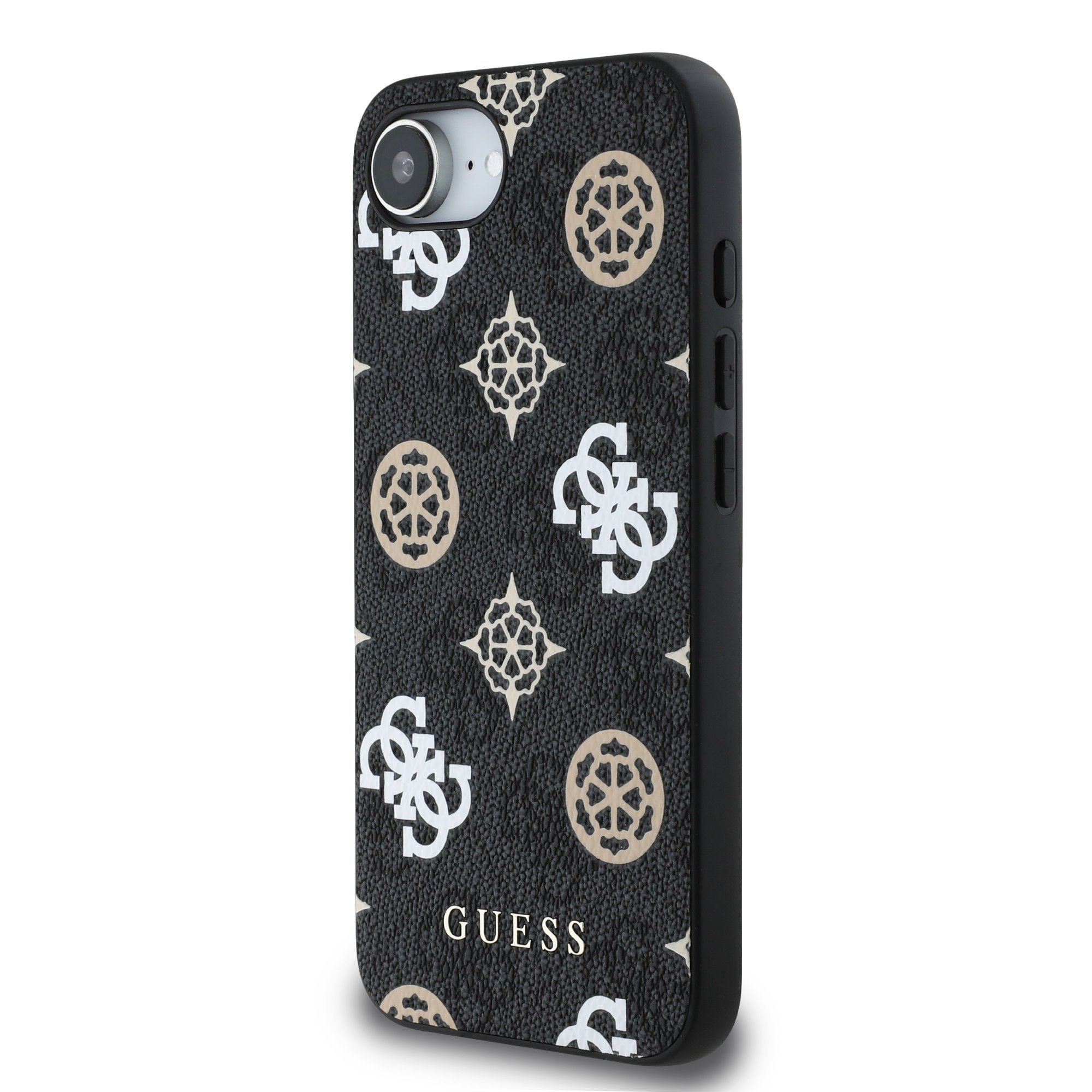 GUESS PU 4G Peony MagSafe Case for Apple iPhone 16e