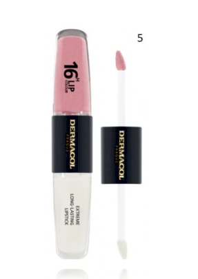Dermacol 16H Lip Colour Extreme Long-Lasting No.05 Lipstick AND Gloss 8 ml