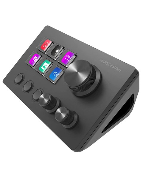Mars Gaming MSDTWO Live Content Creation Controller 9 Buttons / black