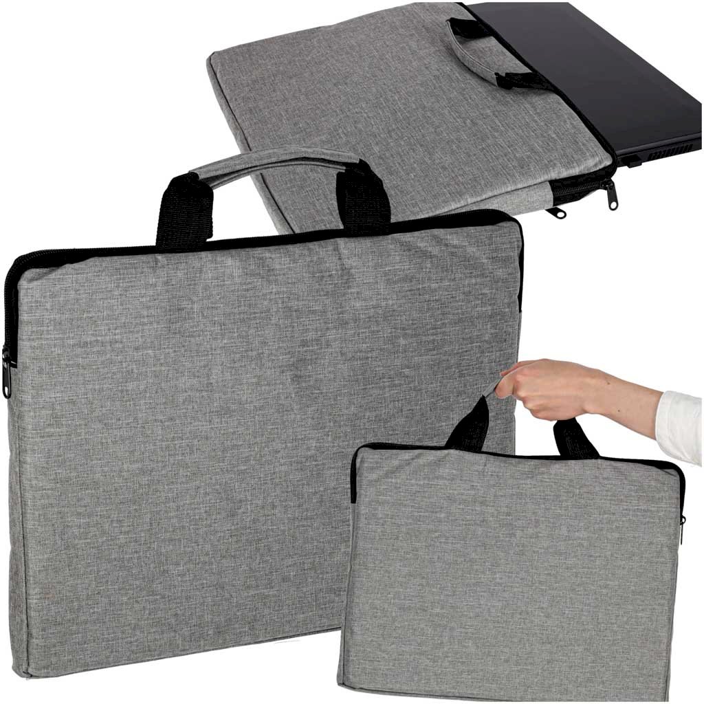 RoGer 15.6" Grey Laptop Sleeve Bag