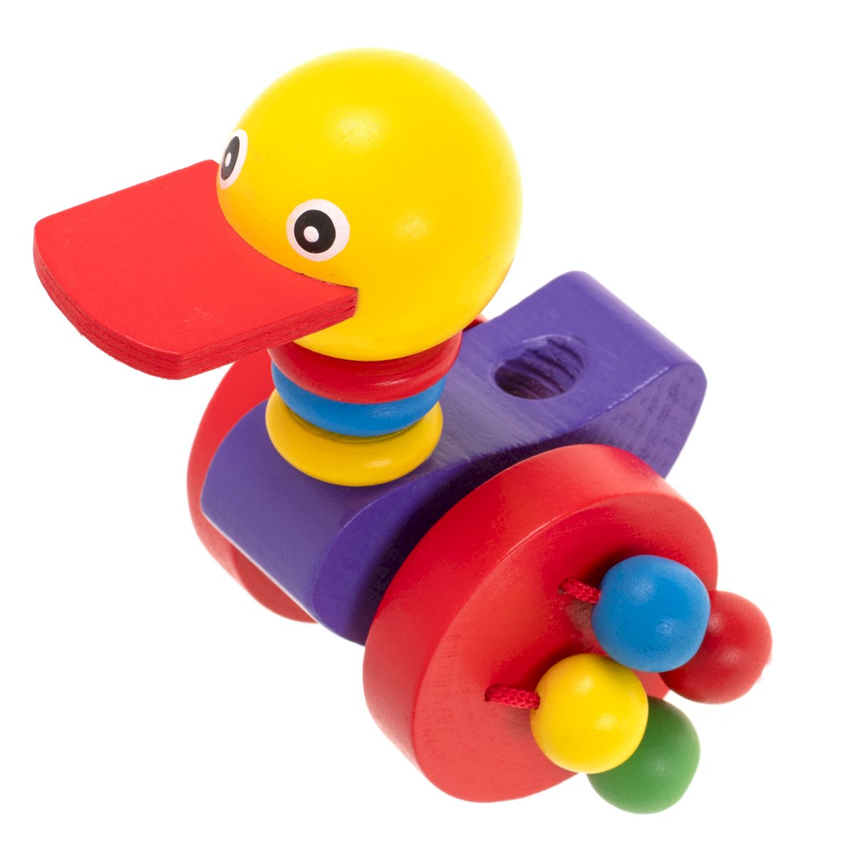 RoGer Wooden Push-Along Duck on a Stick