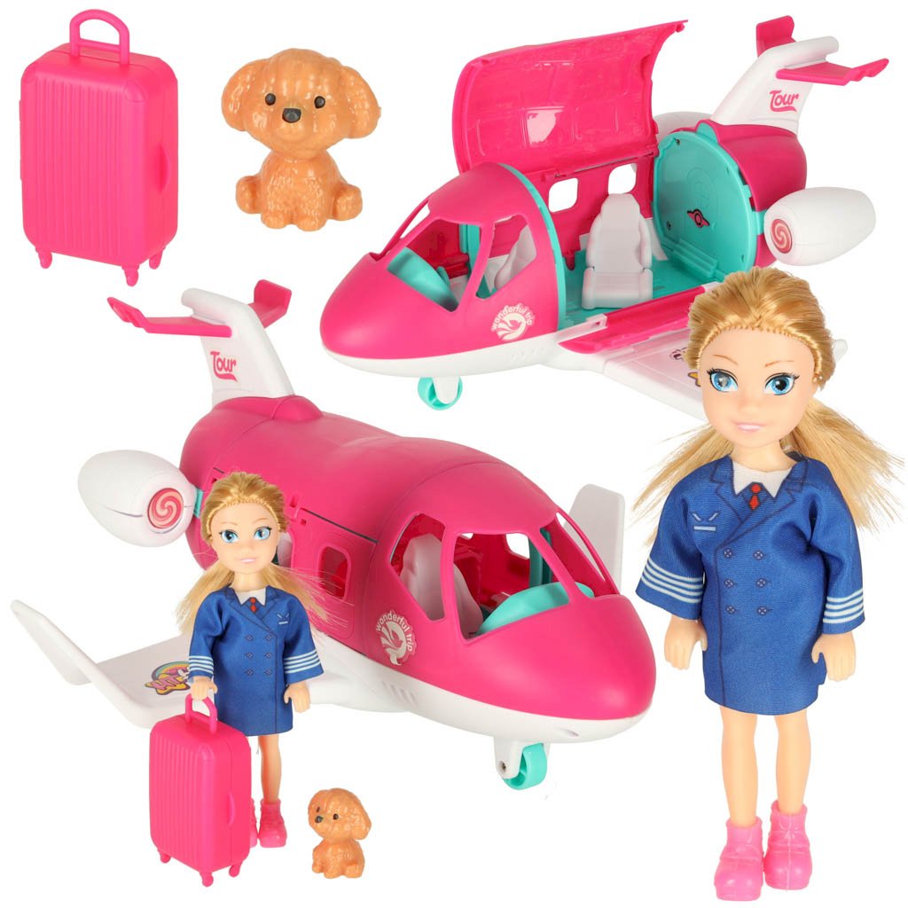 RoGer Doll Flight Attendant Accessory Set