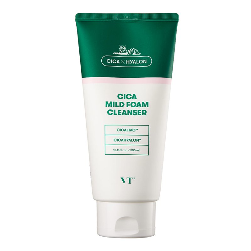 VT Cosmetics Cica Mild Foam Cleanser Cleansing Mousse 300 ml