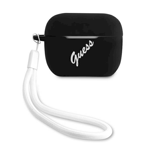 GUESS GUACAPLSVSBW AirPods Pro Silicone Vintage Cover / black/white