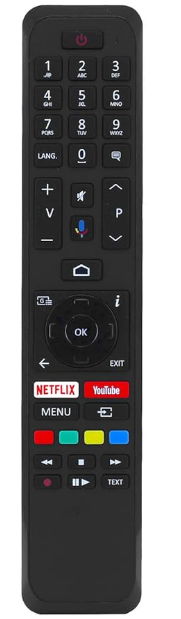 Lamex LXP43160 Toshiba / VESTEL RC43160N (CT-8563) TV Remote control Netflix / YouTube