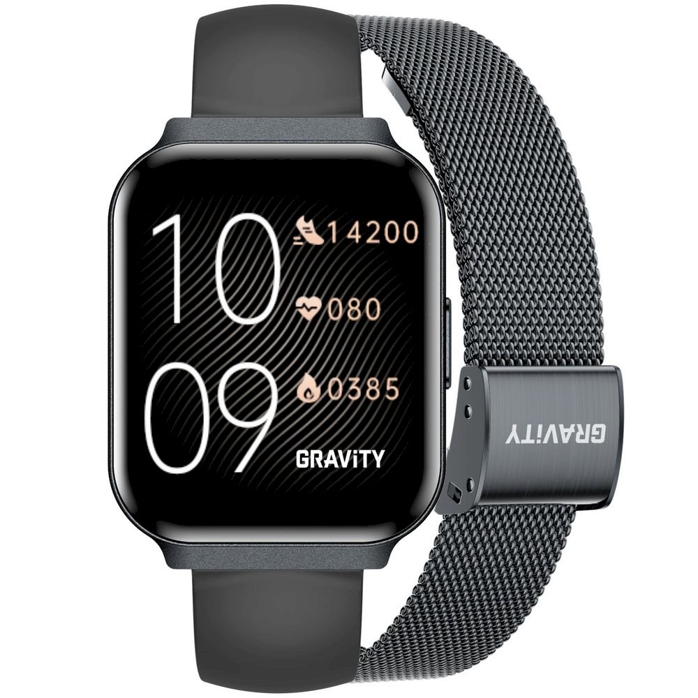 Gravity Smartwatch Strap + Bracelet GT44-5 / black