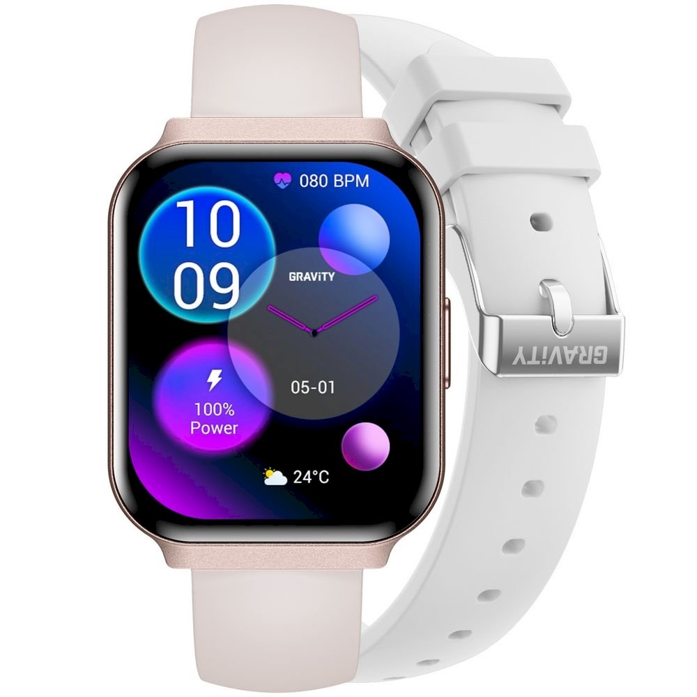 Gravity Smartwatch with 2 Straps GT44-3 / pink