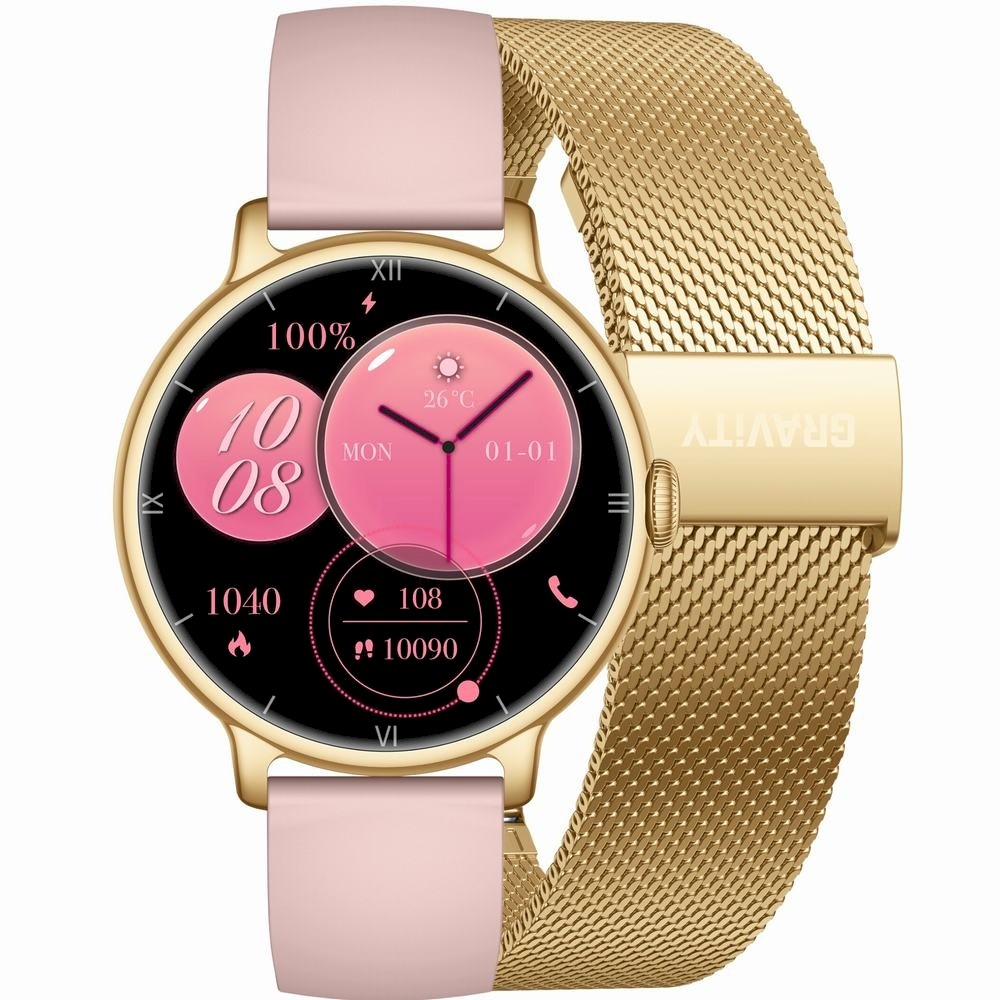 Gravity Smartwatch Strap + Bracelet GT33-1 / Gold
