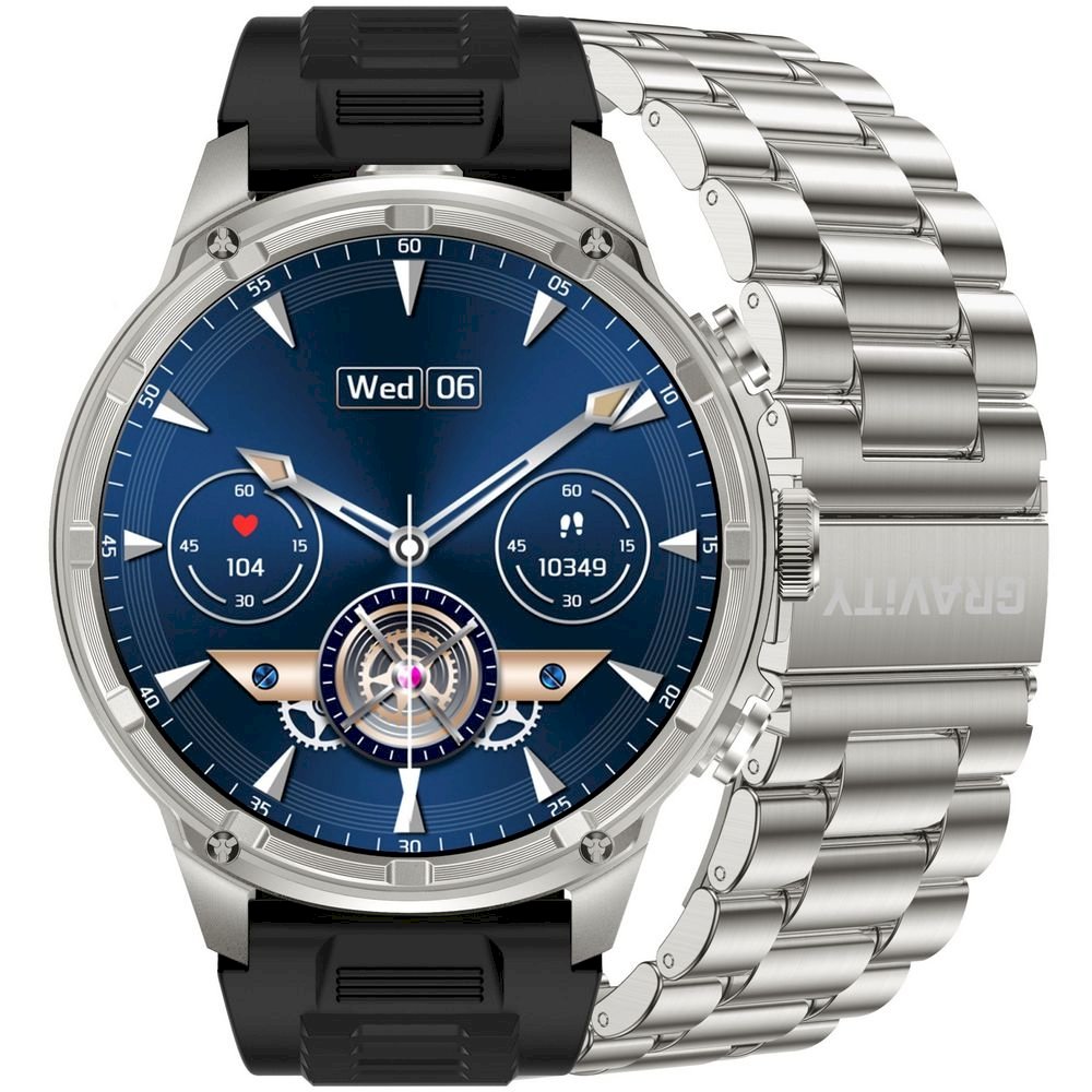 Gravity Smartwatch Strap + Bracelet GT41-3 / silver