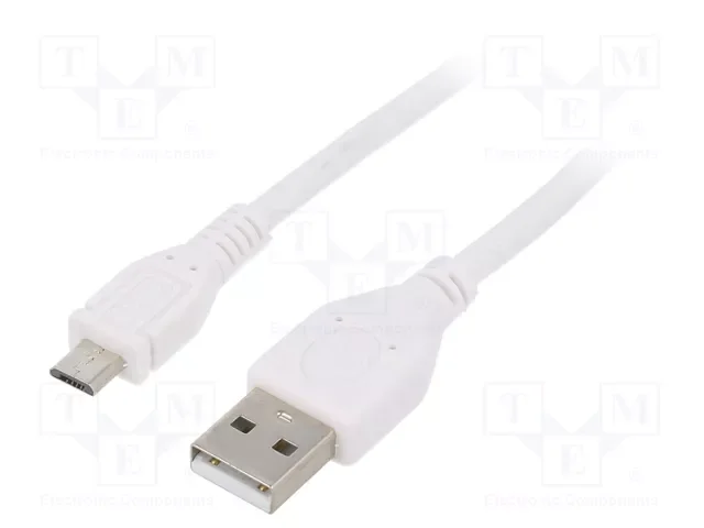 Gembird CCP-MUSB2-AMBM-W-1M USB kabelis A to