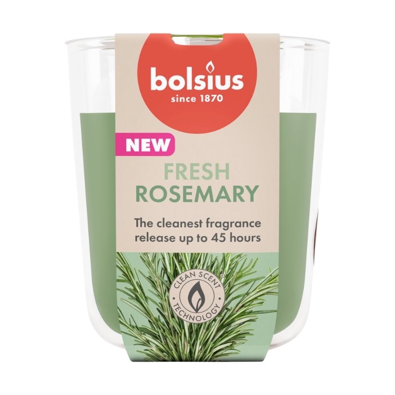 bolsius True Scents Scented Candle 80x73mm Rosemary