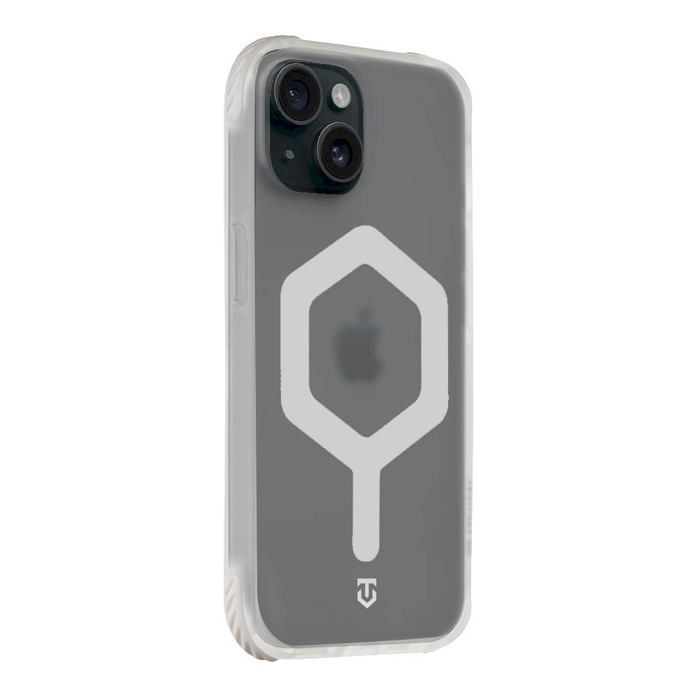 Tactical MagForce Hexagon Cover for Apple iPhone 15 / white