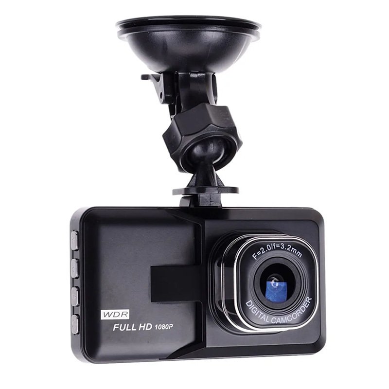 RoGer DVR2 Car Video Recorder / Full HD / 170° / G-Sensor / 3'' LCD