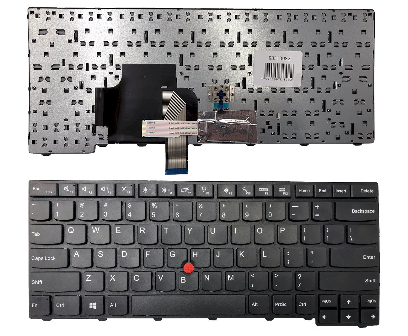 LENOVO Replacement keyboard for Thinkpad T440, T440p, T440s, T450, T450s, T431s, E431 with frame and trackpoint (US QWERTY)