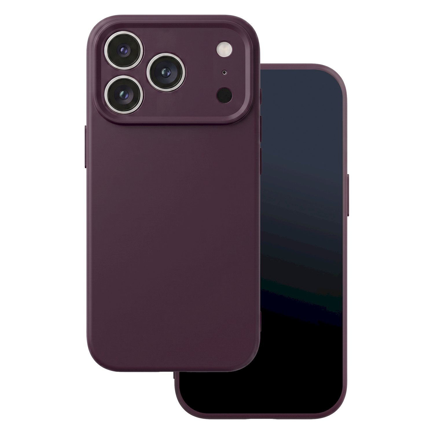 Mocco Silicon Case for Apple iPhone 17 Pro Max / 18 Pro Max Dark cherry