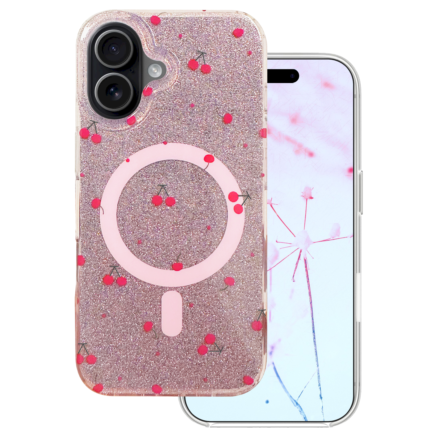 Mocco Cherry Mag Back Case for Apple iPhone 17