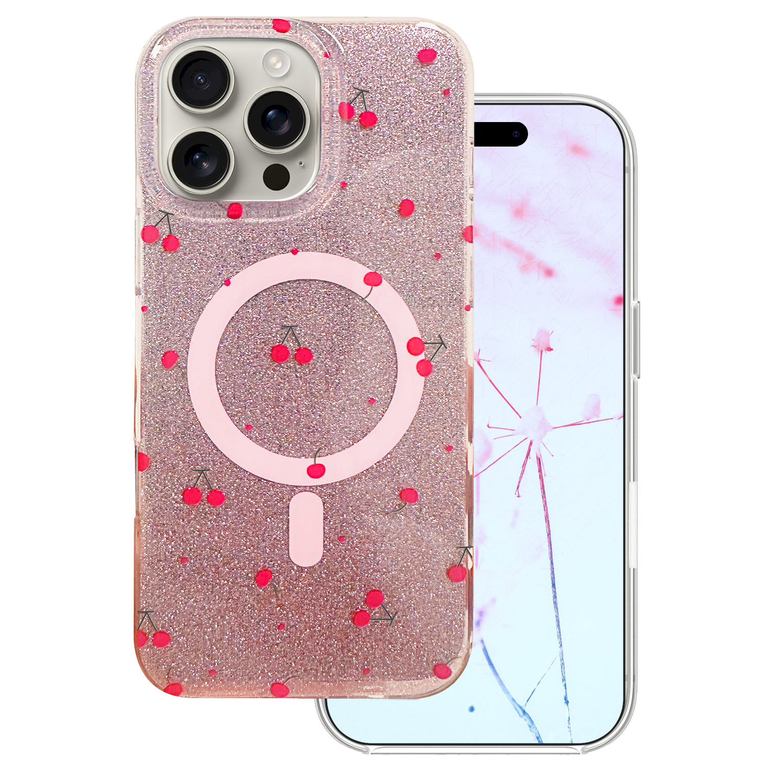 Mocco Cherry Mag Back Case for Apple iPhone 16 Pro Max