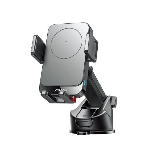 Joyroom JR-ZS241S Car Mount Magnetic Wireless Charger (Dashboard Version) 68–95 mm, 15W Max, with USB to Type-C cable (1m), Black