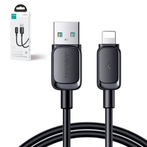 Joyroom USB - Lightning Cable Multi-Color Series A14 480mb/s 2.4A 1.2m / black