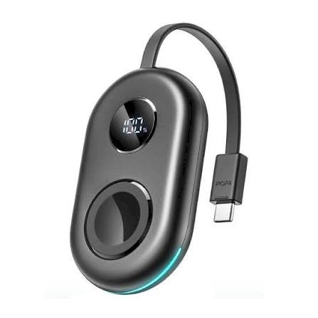 Joyroom JR-W09 Power Bank Magnetic Wireless charging, MagSafe for Apple Watch, PD 3W, 2500 mAh, with Built-in Type-C cable / black