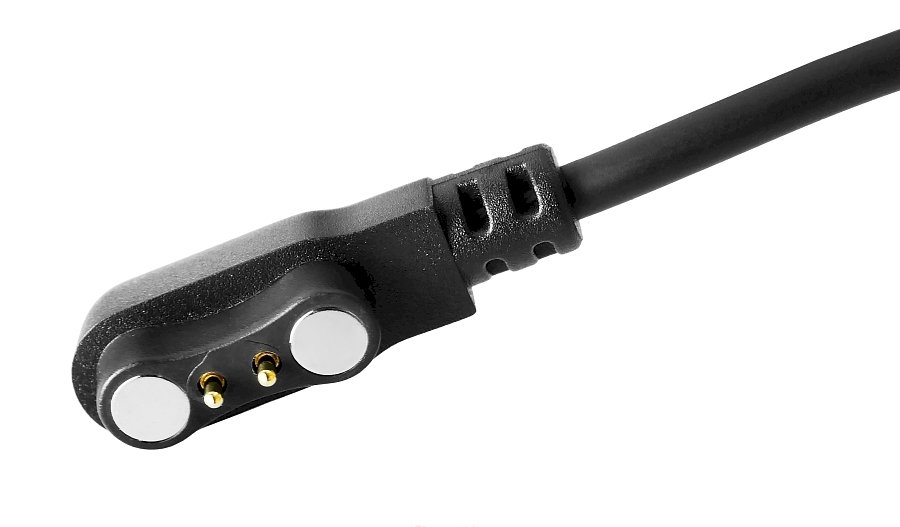 Veltori Charging Cable for Smartwatch VT160/VT300/VT320/VT340 2.2 mm VTK6 / black