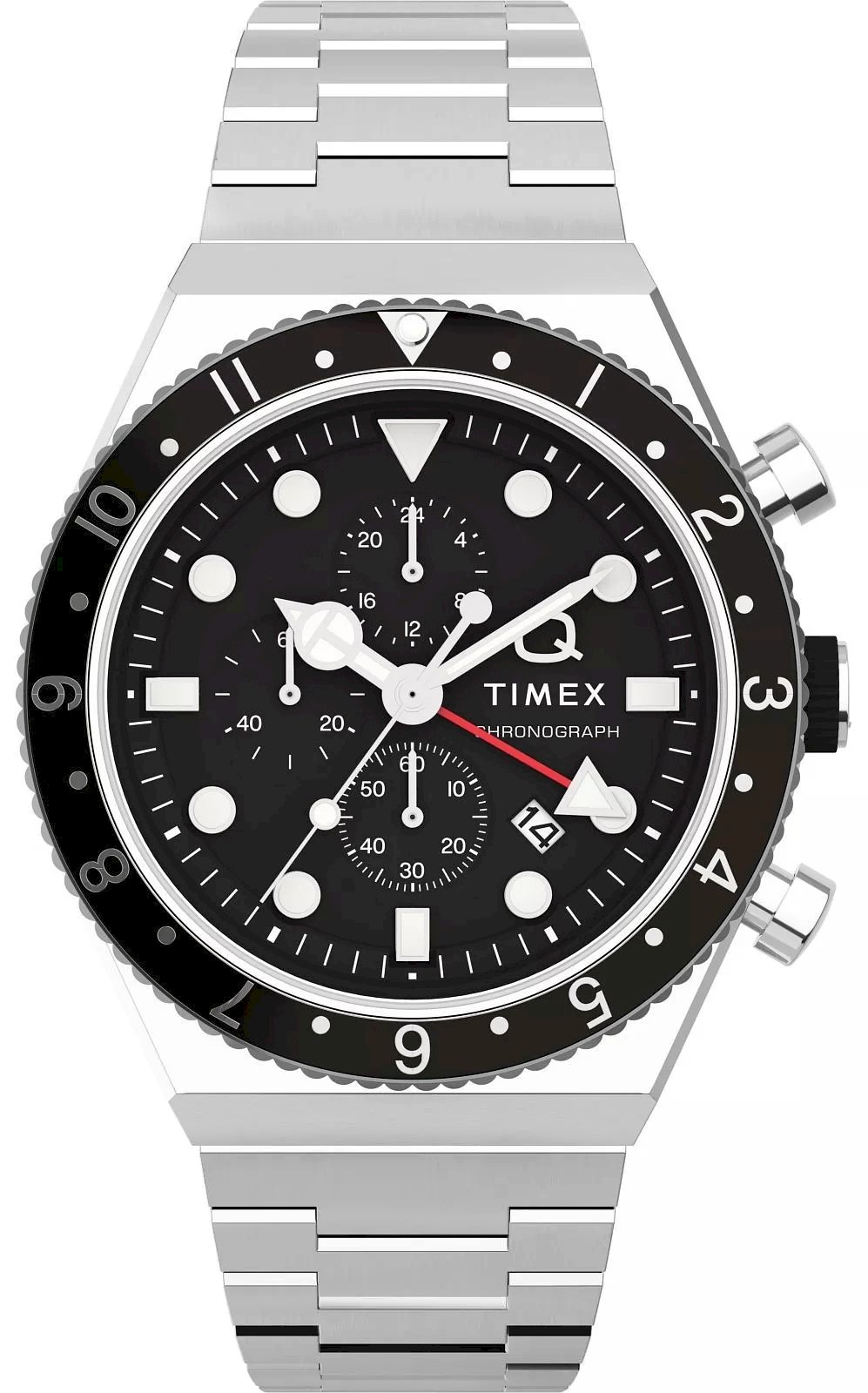 Timex Q 3-Time Zone Chronograph TW2V69800 Men's Watch