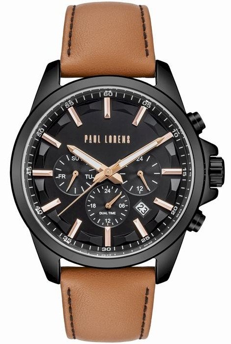 Paul Lorens Men's Watch PL20010A-1B3 / black