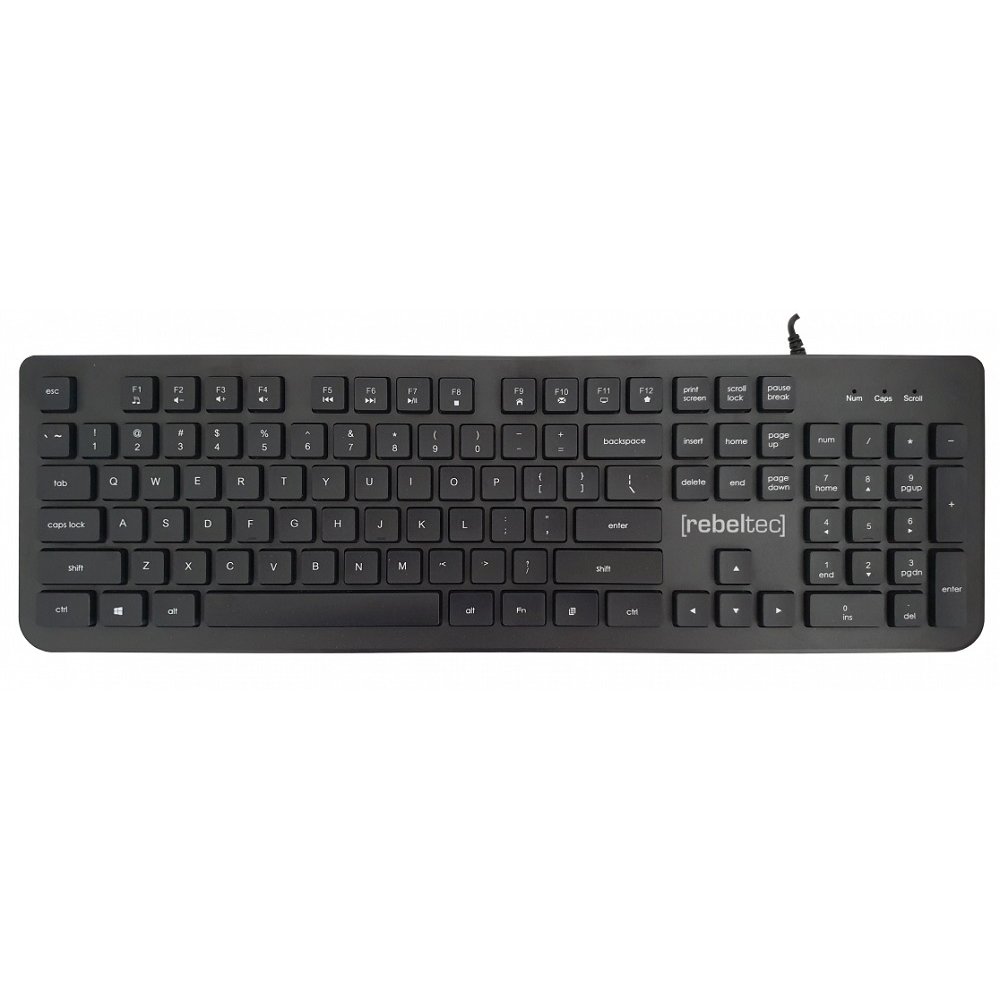 Rebeltec USB Soldered Keyboard (AKKSGKLAREB00018)