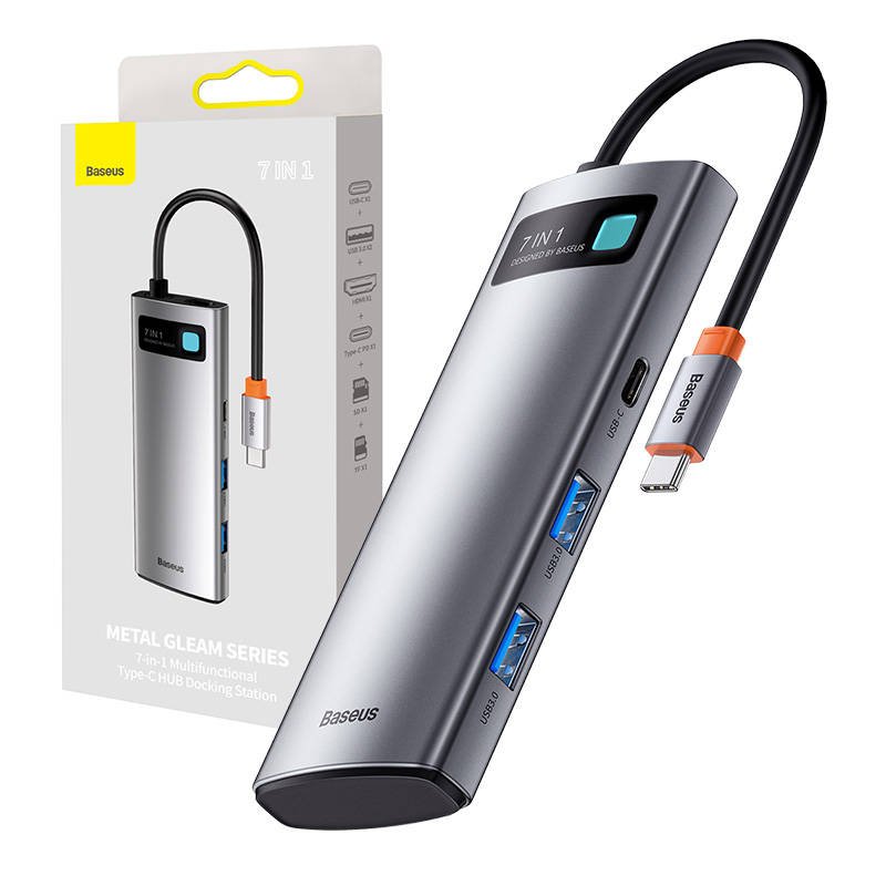 Baseus Metal Gleam Series 7-in-1 Multifunctional