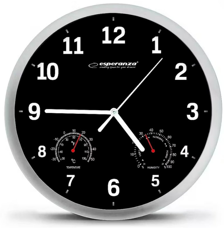 Esperanza EHC016K Mechanical Wall Clock