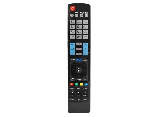 HQ LXP6502 TV remote control for LG AKB73756502, Black