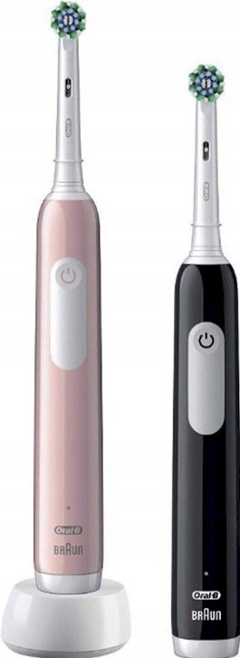 Oral-B Two-pack electric toothbrush, black/pink (8001090915191)