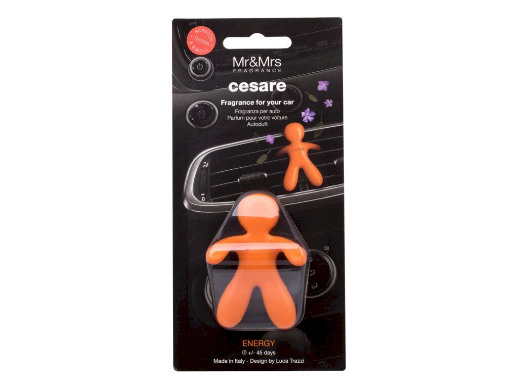 Mr AND Mrs Fragrance Cesare Car Air Freshener 1pc / Energy