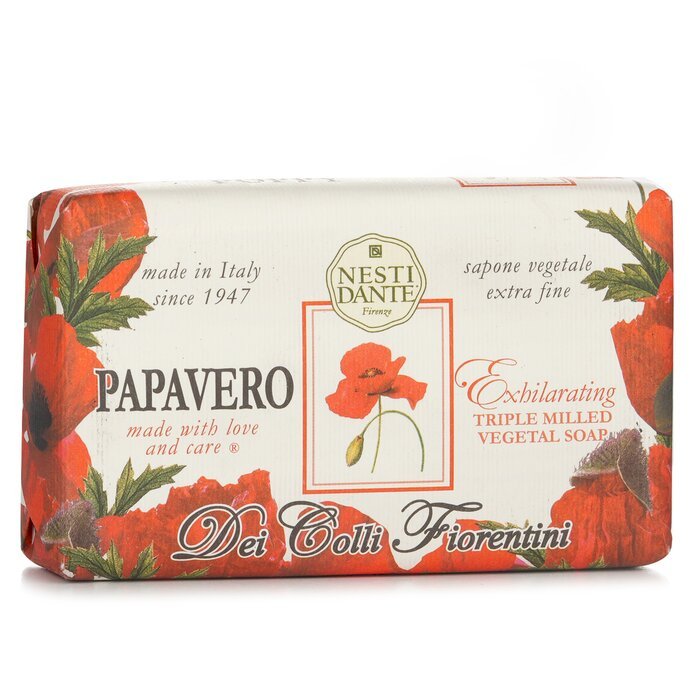 Nesti Dante Dei Colli Fiorentina Triple Milled Vegetable Soap Poppy 250 g