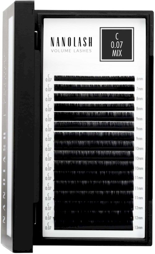 Nanolash Volume Lashes 0.07 C 6-13 mm