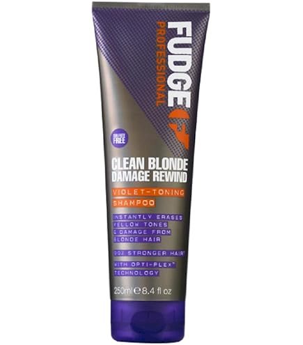 Fudge Professional Clean Blonde Everyday Damage Rewind Violet-Toning Shampoo 250 ml