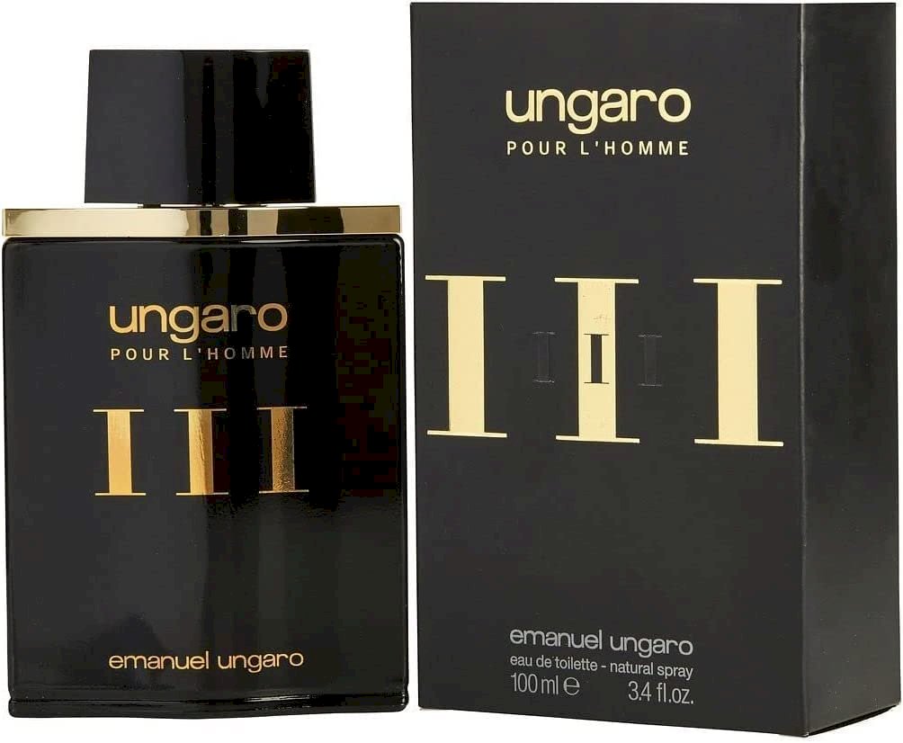 Emanuel Ungaro Emanuel Ungaro Homme III Aromatic Eau de Toilette for Men, 100 ml