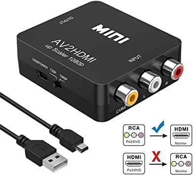 RoGer RCA to HDMI Signal Adapter