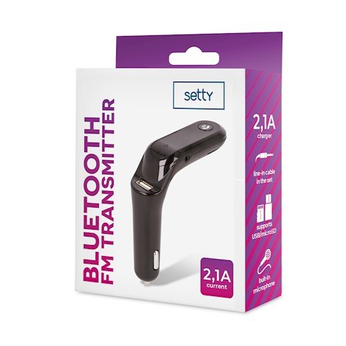Setty TFM-02 FM Transmitter Bluetooth 5