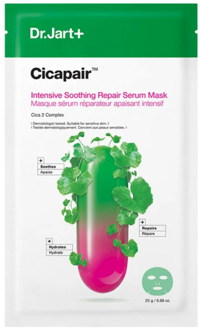Dr. Jart+ + Cicapair™ Intensive Soothing Repair Serum Mask - Soothing and hydrating face mask