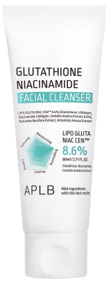 APLB Glutathione Niacinamide Facial Cleanser Cleansing