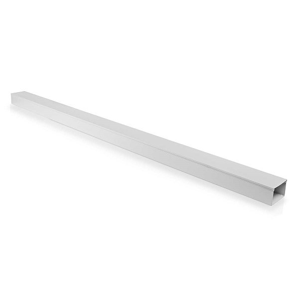 Nedis CMDT6040WT110 Cable Management Channel | 1 pc | Maximum cable thickness: 40 mm | Aluminium | white