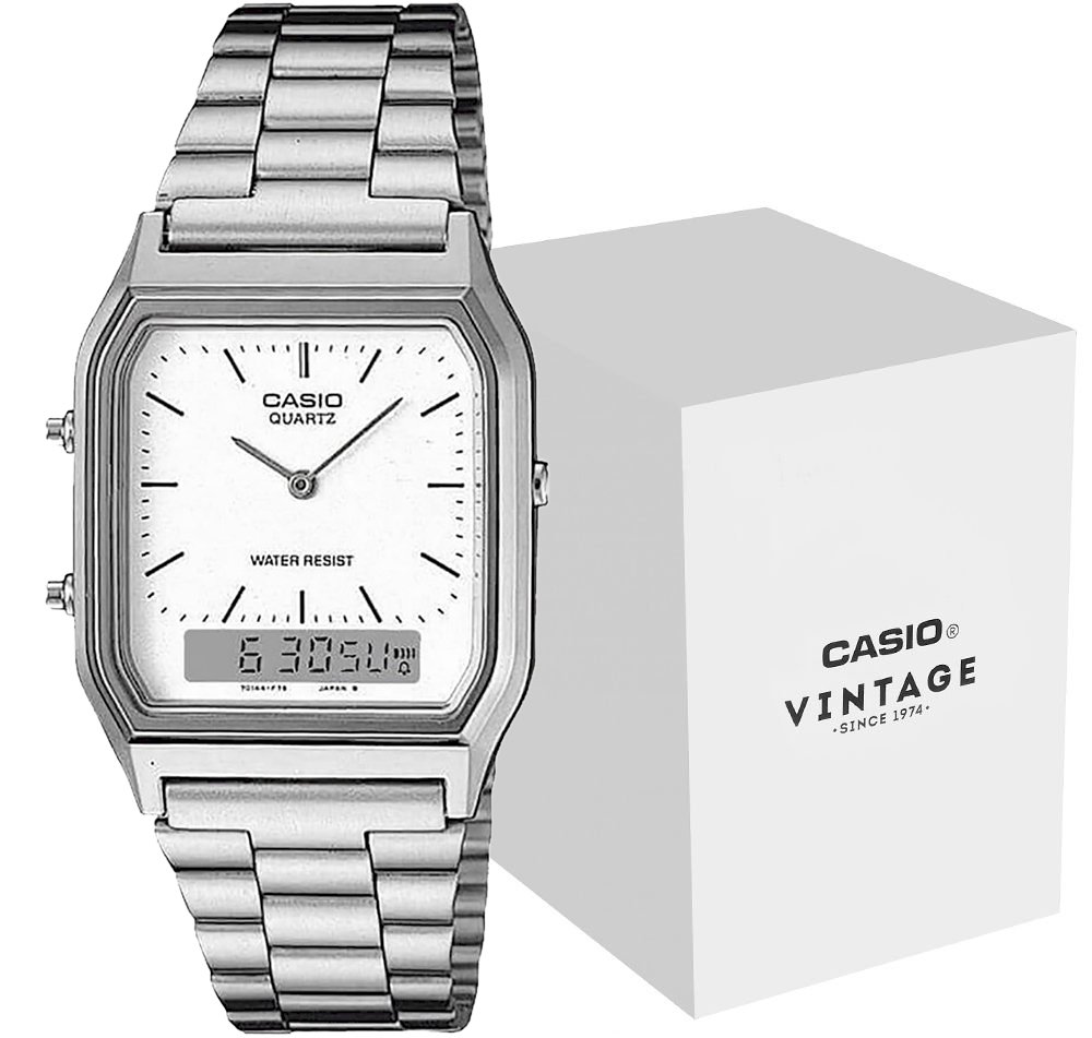 CASIO AQ-230A-7DMQYES Women's watch / Silver