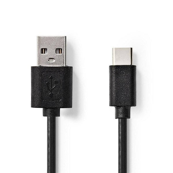 Nedis CCGT60600BK20 USB 2.0 USB-A Male to USB-C™ Male 480 Mbps 2 m