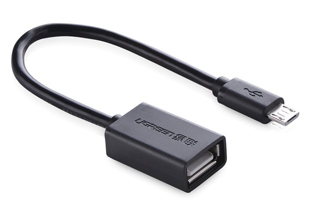 UGREEN 10396 USB 2.0 Cable USB A to Micro-USB B 0.12 m 0.48 Gbit/s / black