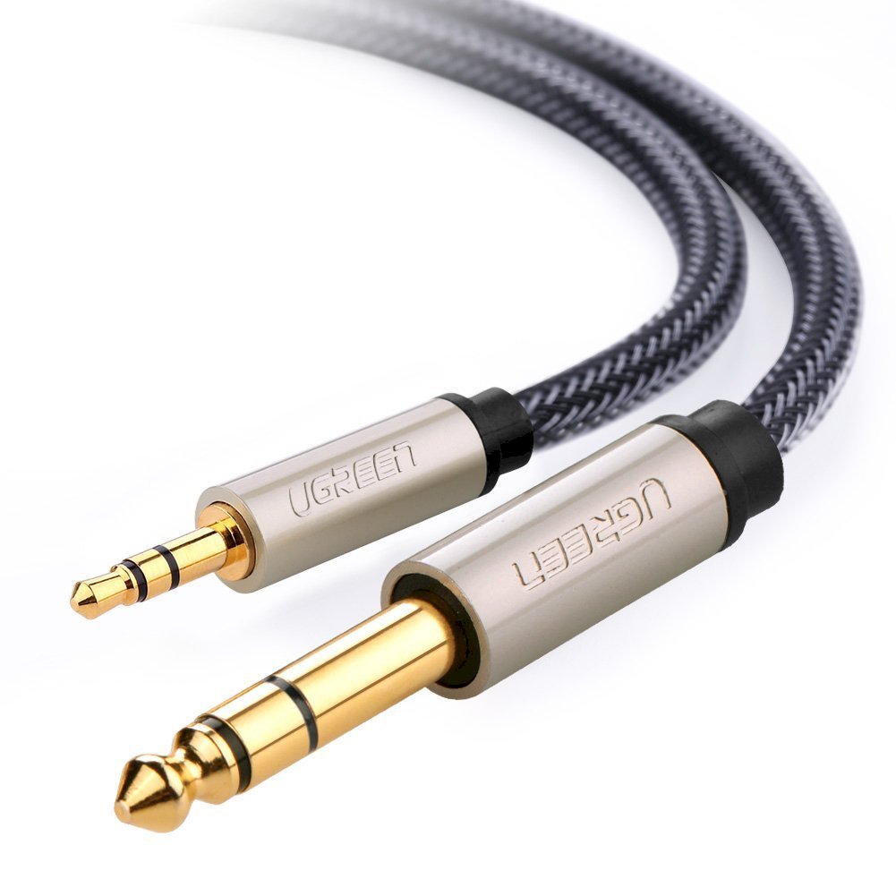 UGREEN 10625 Audio Cable 1 m 2 x 6.35mm to 3.5mm / black