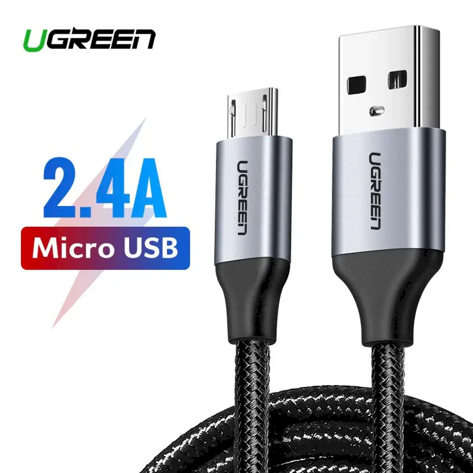 UGREEN 60147 USB-A - microUSB kabelis
