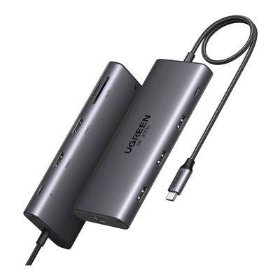 UGREEN 15534 Interface Hub USB Type-C 5000 Mbit/s HDMI / RJ-45 / USB 2.0 / USB 3.0 / USB Type-C / 100 W