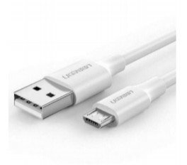 UGREEN 60143 USB Cable USB 2.0 2 m USB-A to Micro-USB B 480 Mbit/s / white